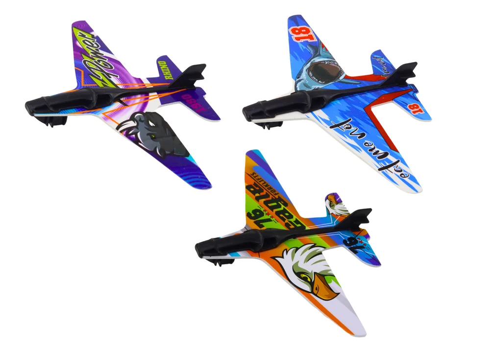 Bacač aviona narančasti (3 aviona + 3 mete)_2