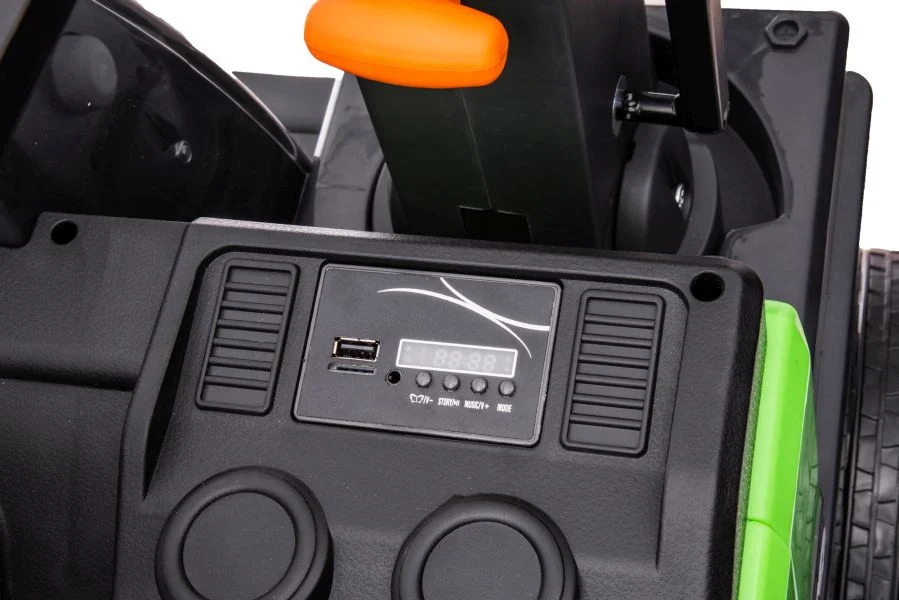Bager na baterije Volvo DK-VE888 Zeleni auto na akumulator_11
