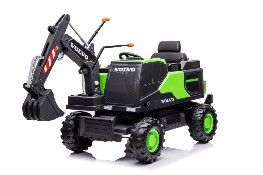 Bager na baterije Volvo DK-VE888 Zeleni auto na akumulator_2