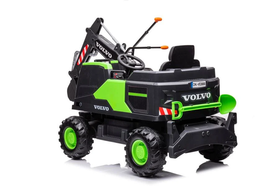 Bager na baterije Volvo DK-VE888 Zeleni auto na akumulator_5