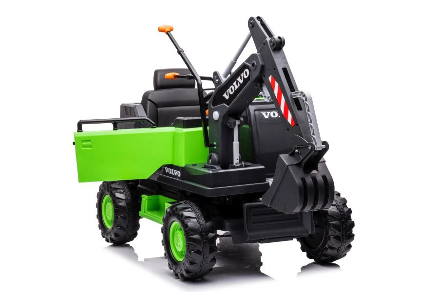 Bager na baterije Volvo DK-VE888 Zeleni auto na akumulator_6
