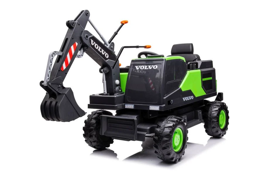 Bager na baterije Volvo DK-VE888 Zeleni auto na akumulator_7