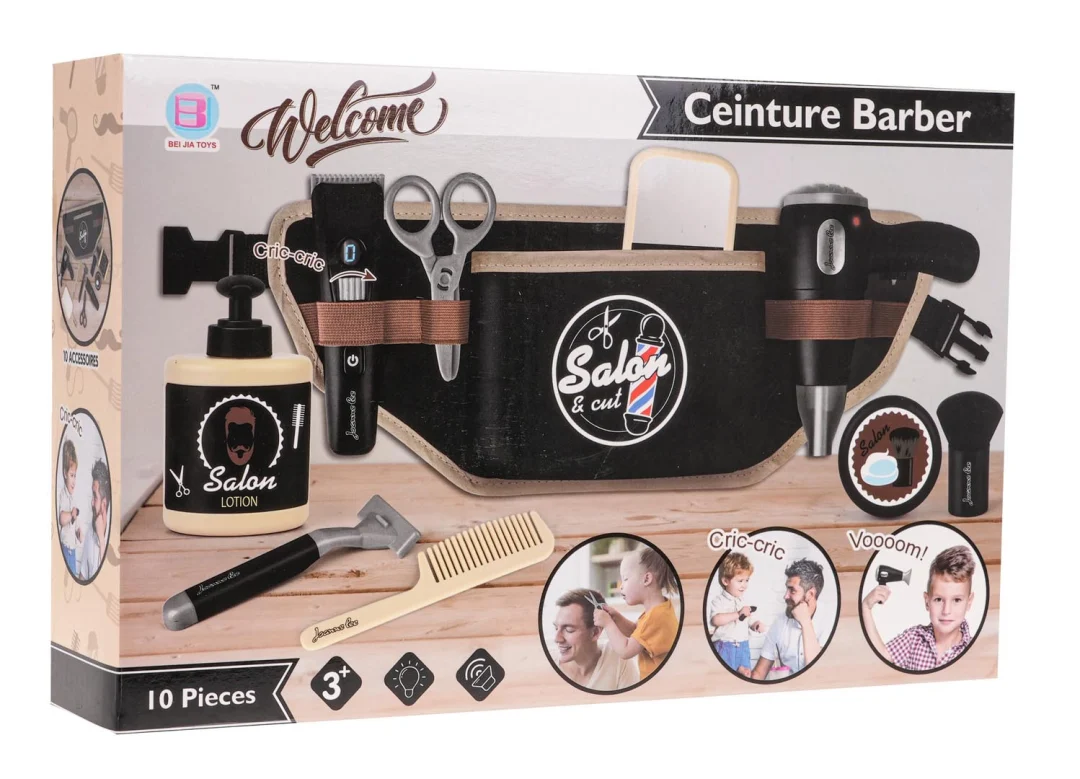 Barber set s pojasom 10 dijelova 3+_4