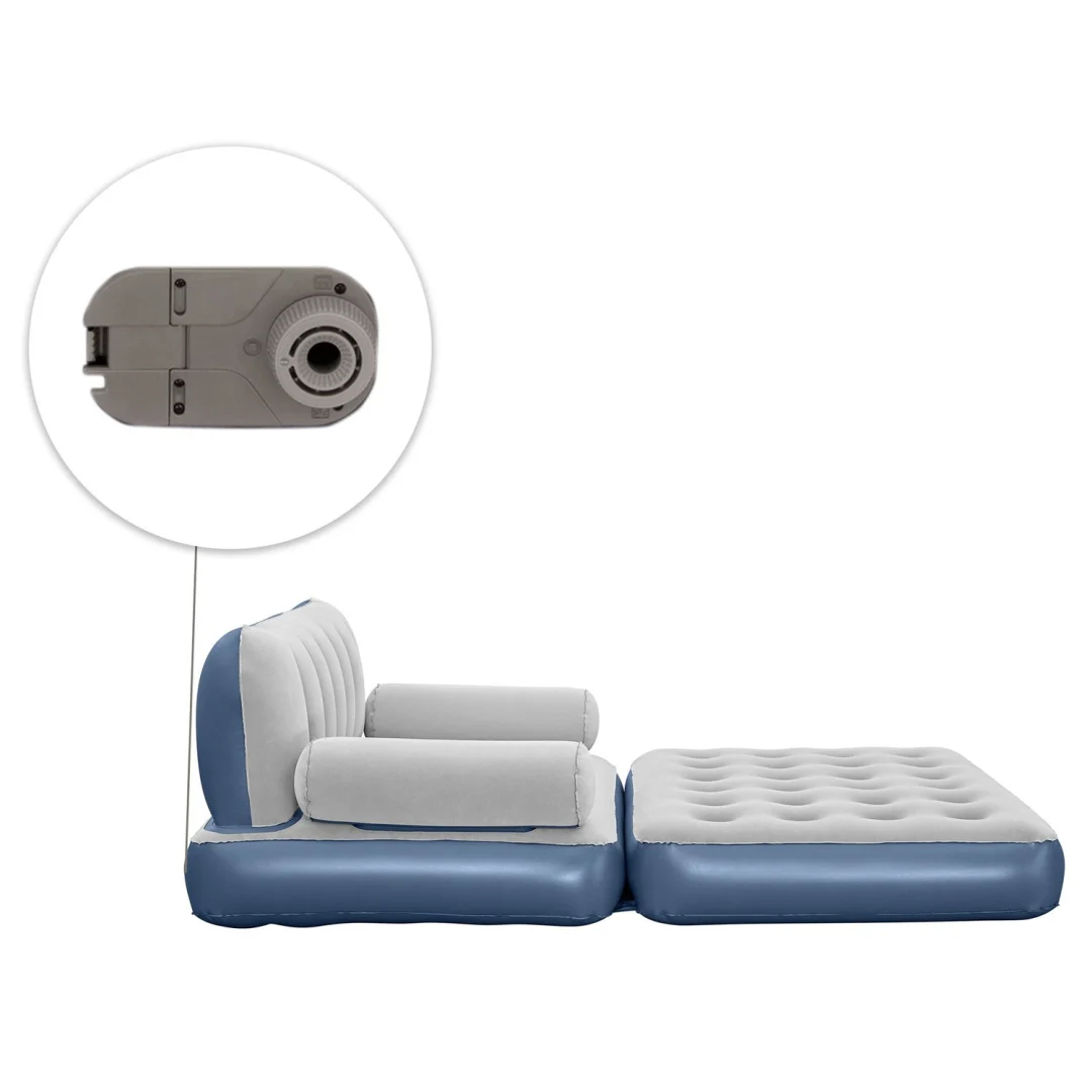 Baršunasta sofa s ugrađenom električnom pumpom 188 × 152 × 64 cm Bestway 75079_10