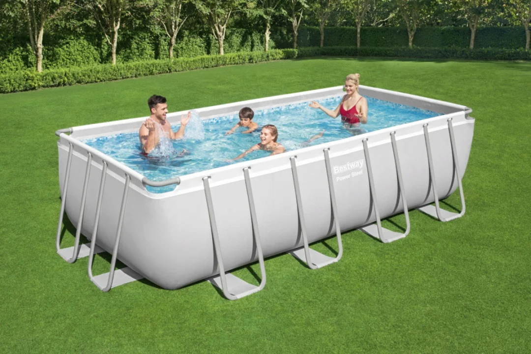 Bazen Power Steel 6-u-1 s okvirom BESTWAY 488x244x122cm 16x8FT + pumpa za pijesak + pribor_3