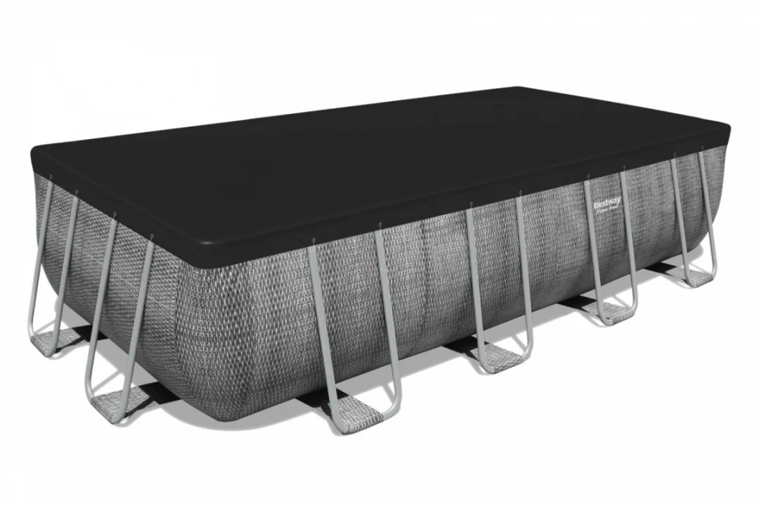 Bazen Power Steel Frame 488x244x122, imitacija ratana, 16x8 stopa, BESTWAY 6u1_4
