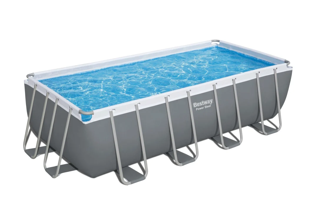 Bazen s čeličnim okvirom Power 488x244x122 16x8FT BESTWAY 6u1 + pumpa za pijesak_3