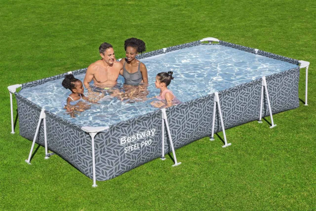 Bazen s okvirom od čelika Pro 366x201x66 cm BESTWAY_2