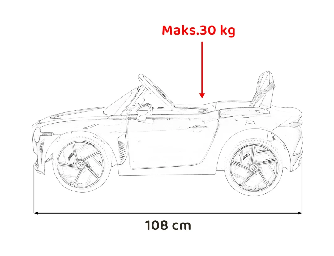 Bentley Bacalar automobil na akumulator, crni_3