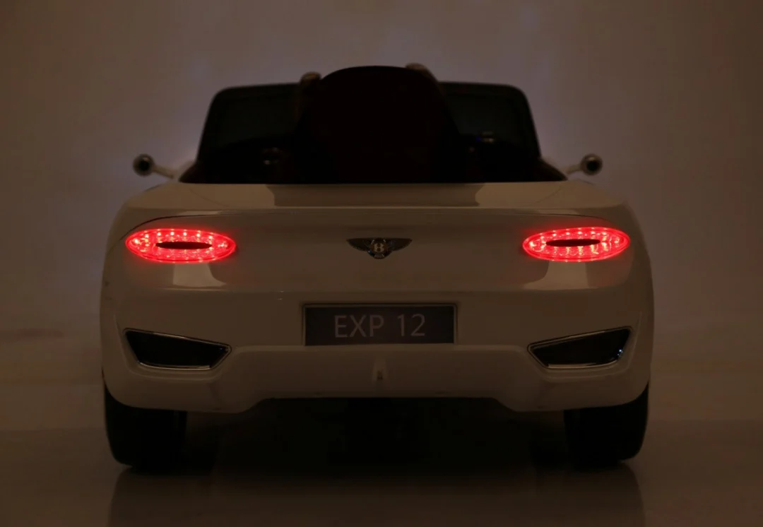 Bentley EXP 12 Dječji automobil na baterije, bijeli + daljinski upravljač + vrata koja se, bijela_17