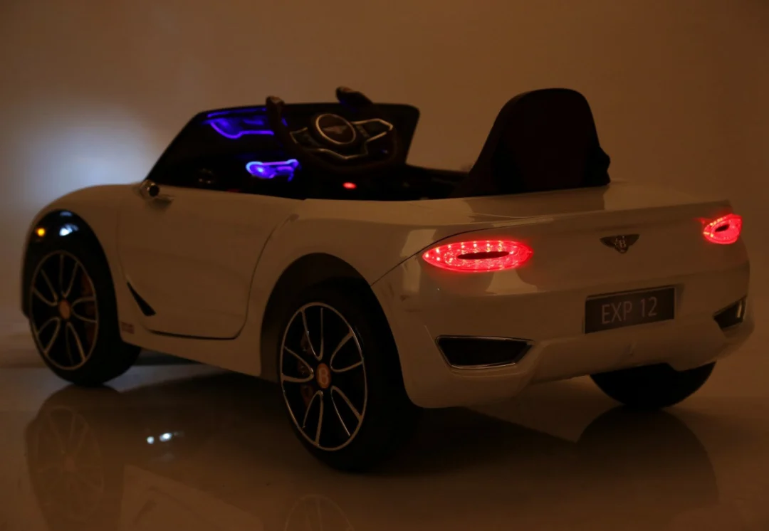 Bentley EXP 12 Dječji automobil na baterije, bijeli + daljinski upravljač + vrata koja se, bijela_19