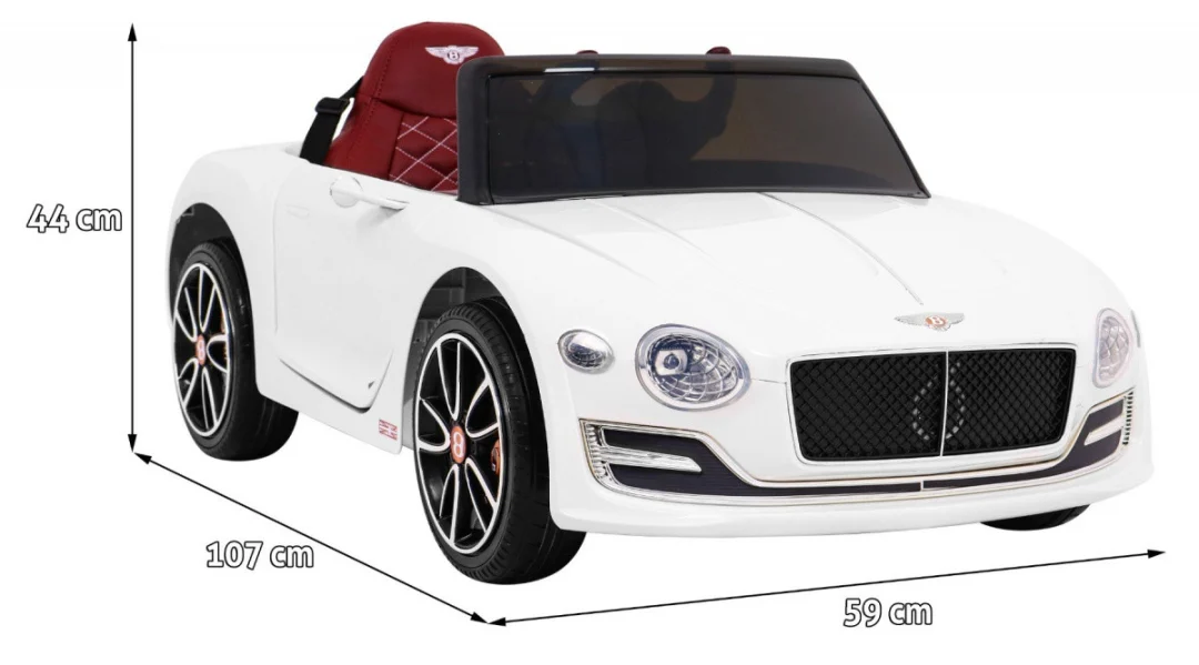 Bentley EXP 12 Dječji automobil na baterije, bijeli + daljinski upravljač + vrata koja se, bijela_2