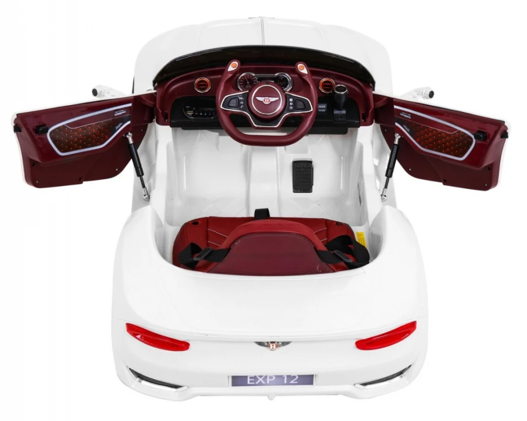 Bentley EXP 12 Dječji automobil na baterije, bijeli + daljinski upravljač + vrata koja se, bijela_7