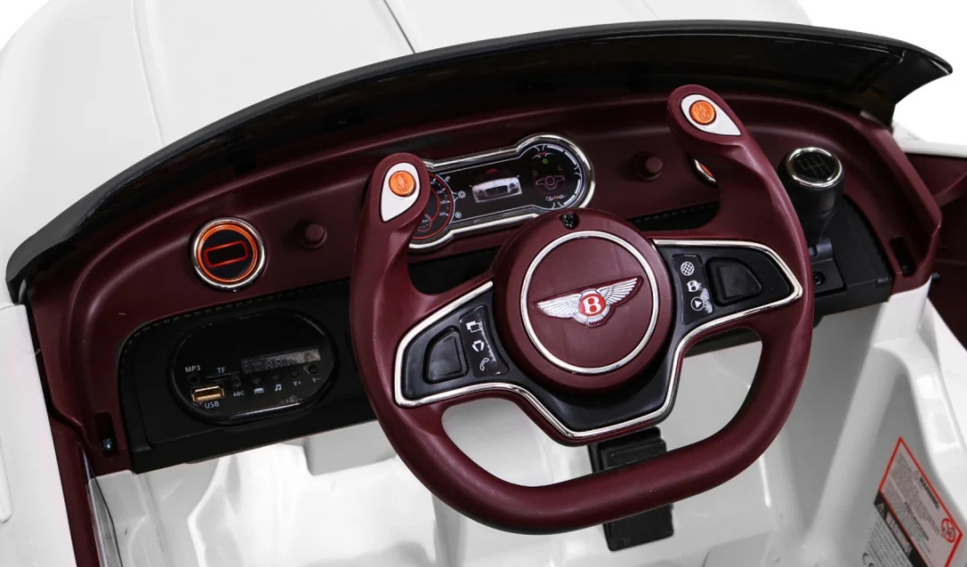 Bentley EXP 12 Dječji automobil na baterije, bijeli + daljinski upravljač + vrata koja se, bijela_8