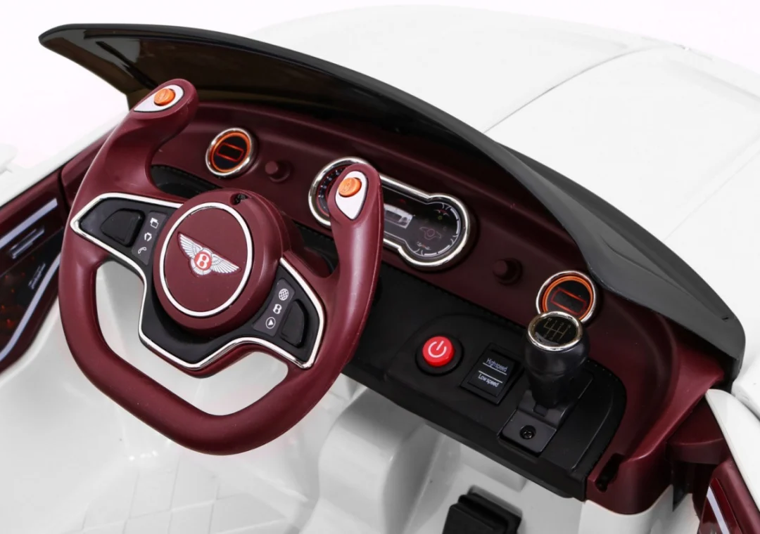 Bentley EXP 12 Dječji automobil na baterije, bijeli + daljinski upravljač + vrata koja se, bijela_9