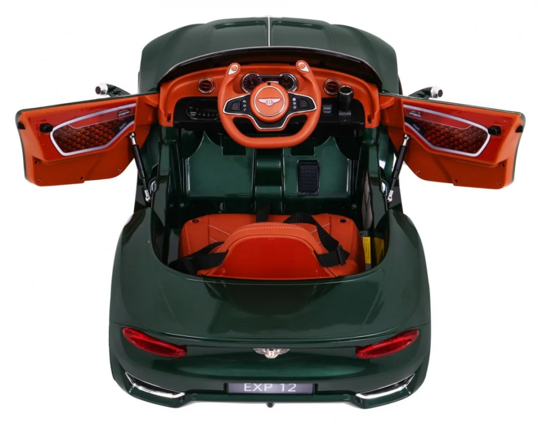 Bentley EXP 12 Dječji automobil na baterije, zeleni + daljinski upravljač + vrata koja se, zelena_11