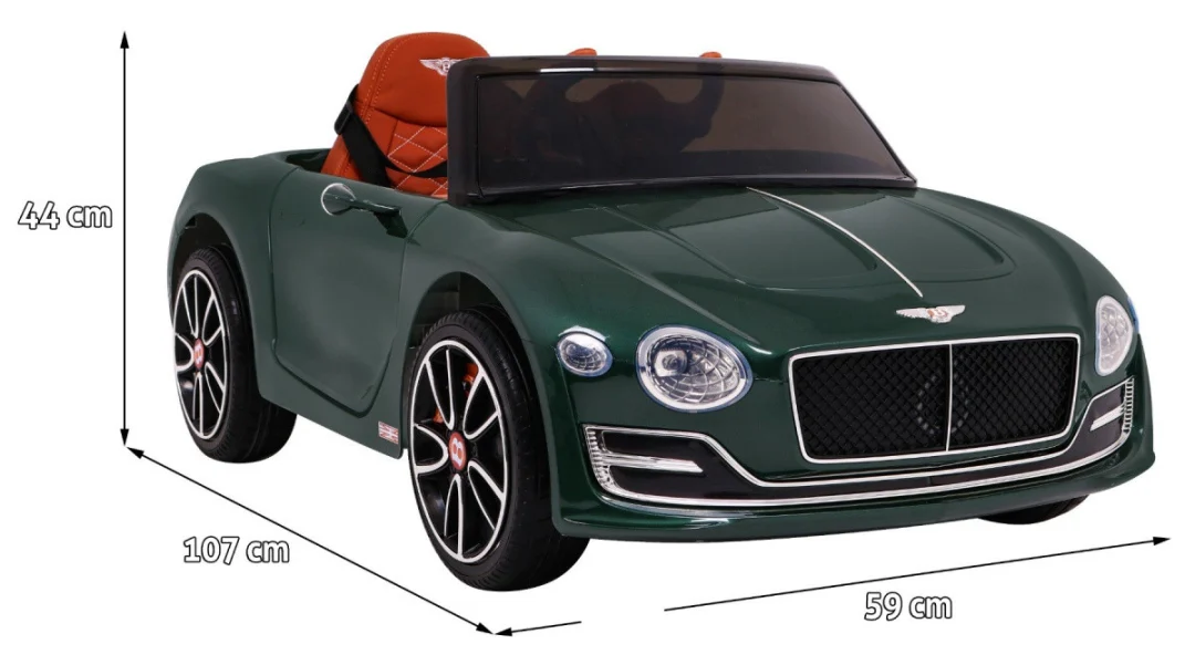Bentley EXP 12 Dječji automobil na baterije, zeleni + daljinski upravljač + vrata koja se, zelena_2