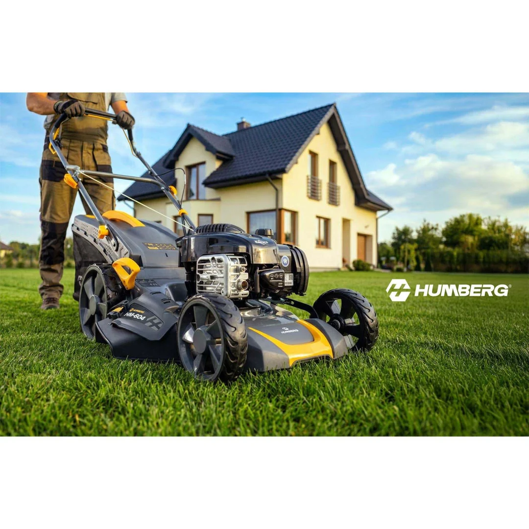 Benzinska kosilica s vlastitim pogonom, 46 cm malčiranje, 70 l 140cc + ulje Humberg HM-604_2