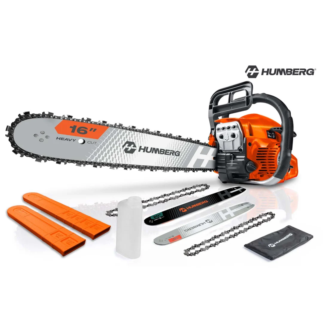 Benzinska motorna pila za drvo 16" Humberg HM-661 + ulje_14