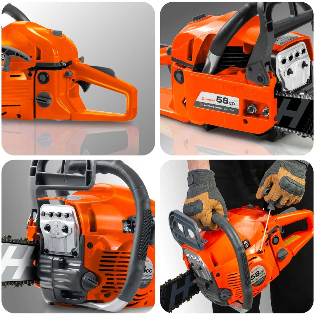 Benzinska motorna pila za drvo 16" Humberg HM-661 + ulje_6