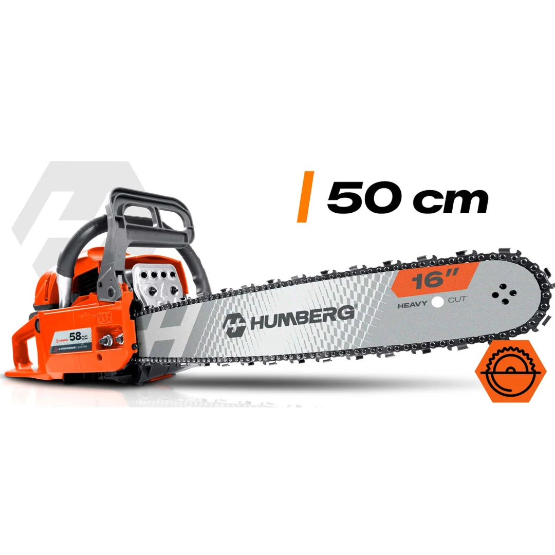 Benzinska motorna pila za drvo 16" Humberg HM-661 + ulje_7