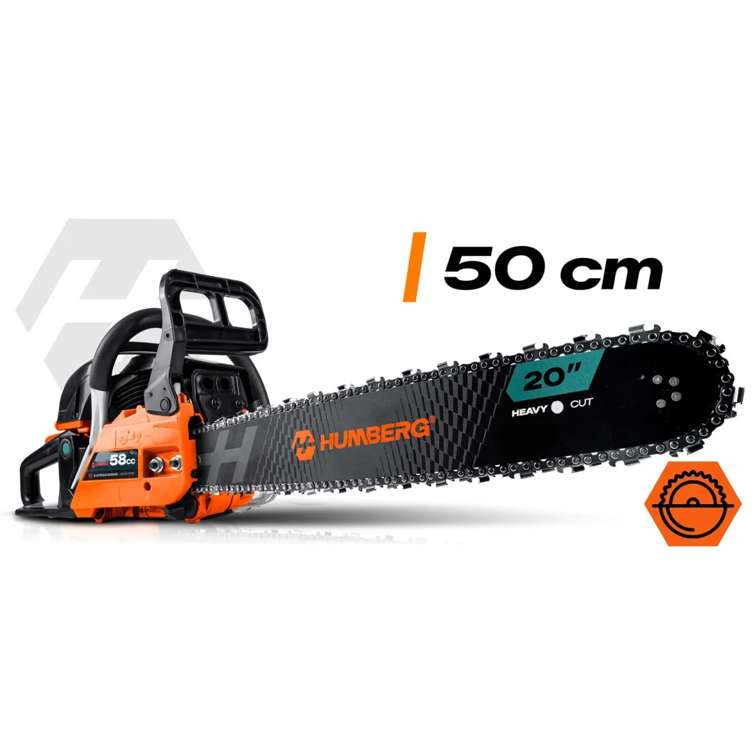 Benzinska motorna pila za drvo 16" Humberg HM-662 + ulje_6