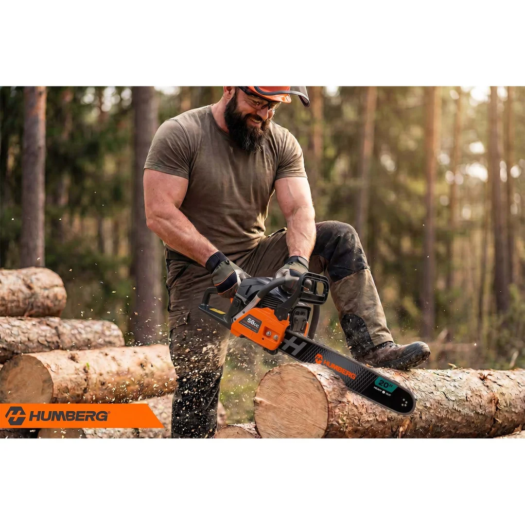 Benzinska motorna pila za drvo 16" Humberg HM-662 + ulje_7