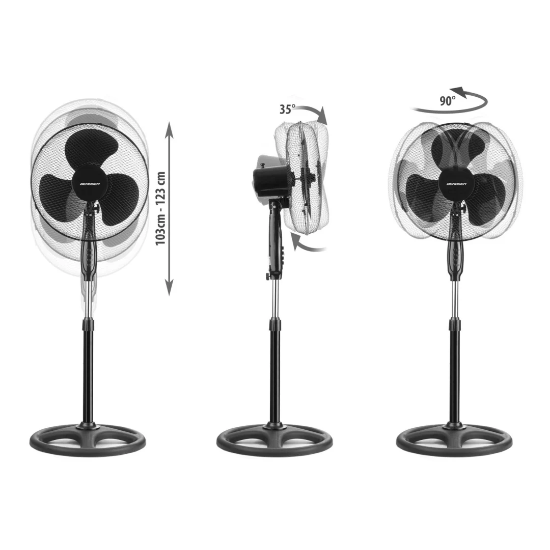 Berdsen 355010 podni ventilator, crni_5