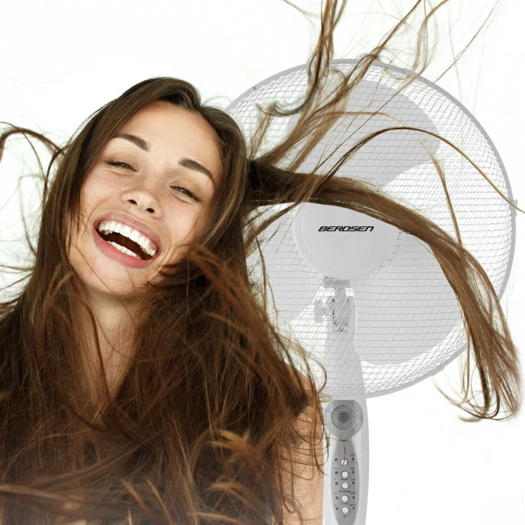 Berdsen 355100 podni ventilator bijela i siva boja_12
