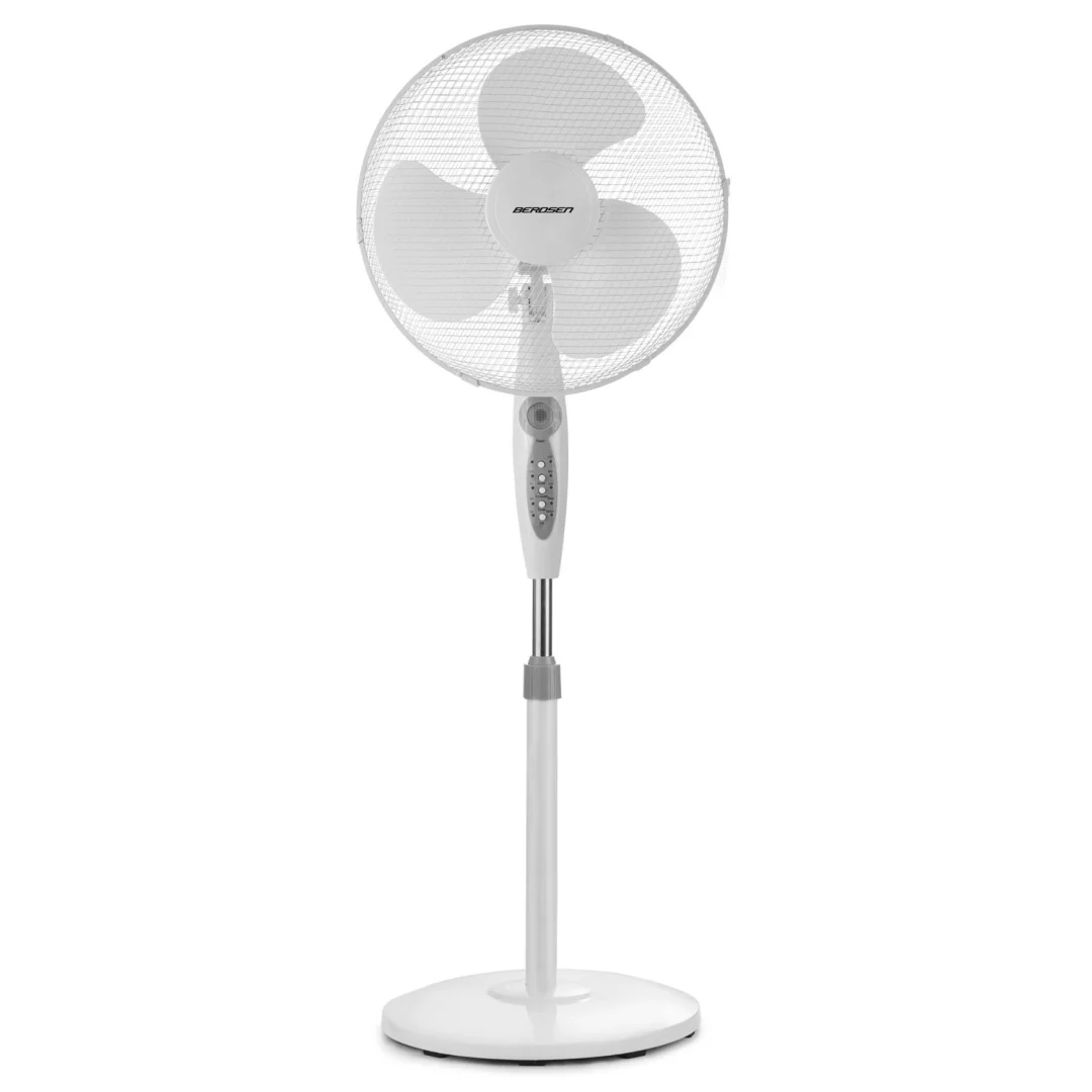 Berdsen 355100 podni ventilator bijela i siva boja_2