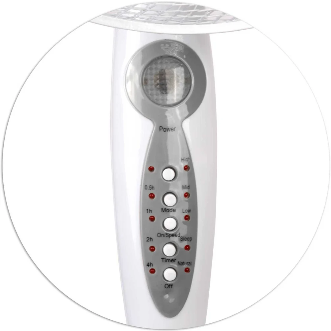 Berdsen 355100 podni ventilator bijela i siva boja_5