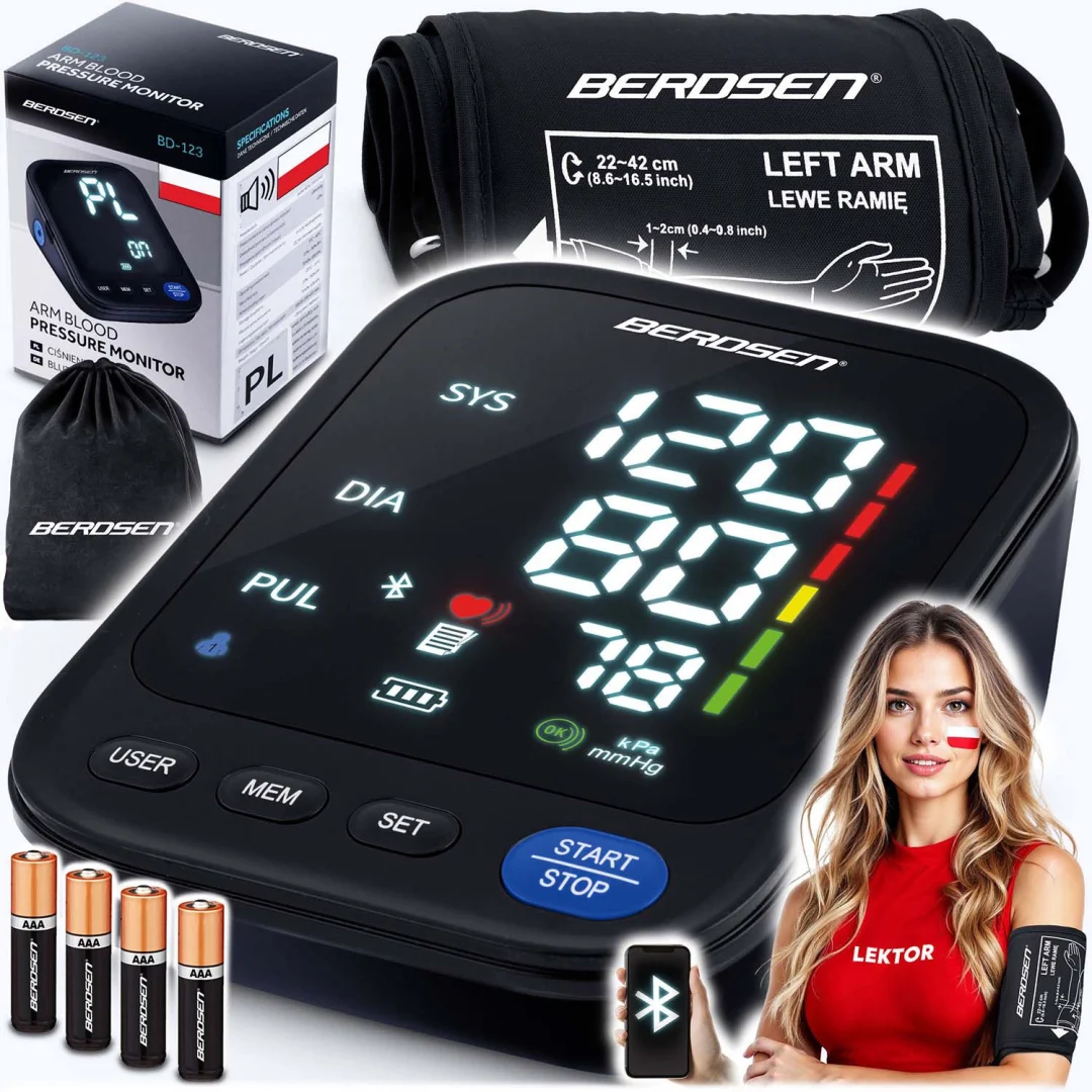 Berdsen BD-123 mjerač krvnog tlaka za nadlakticu Bluetooth (poljski)_12