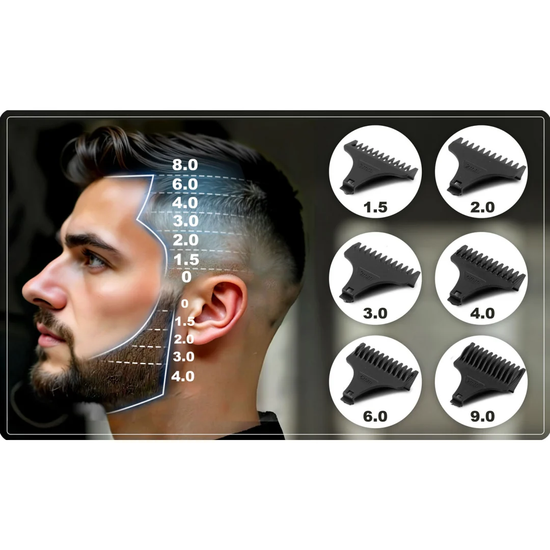 Berdsen BD-261 Gold Barber mašinica za šišanje kose_11