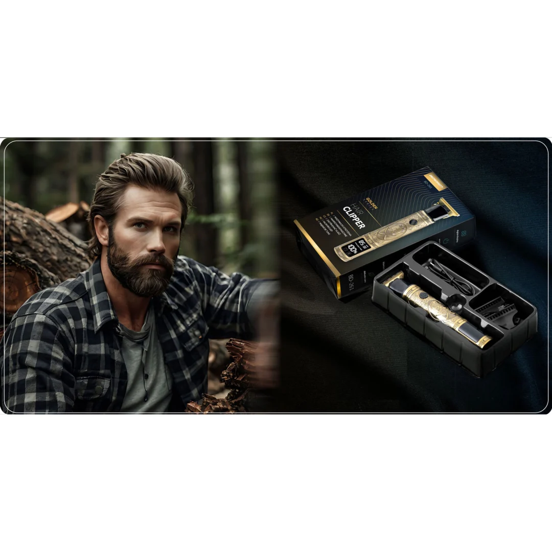Berdsen BD-261 Gold Barber mašinica za šišanje kose_12