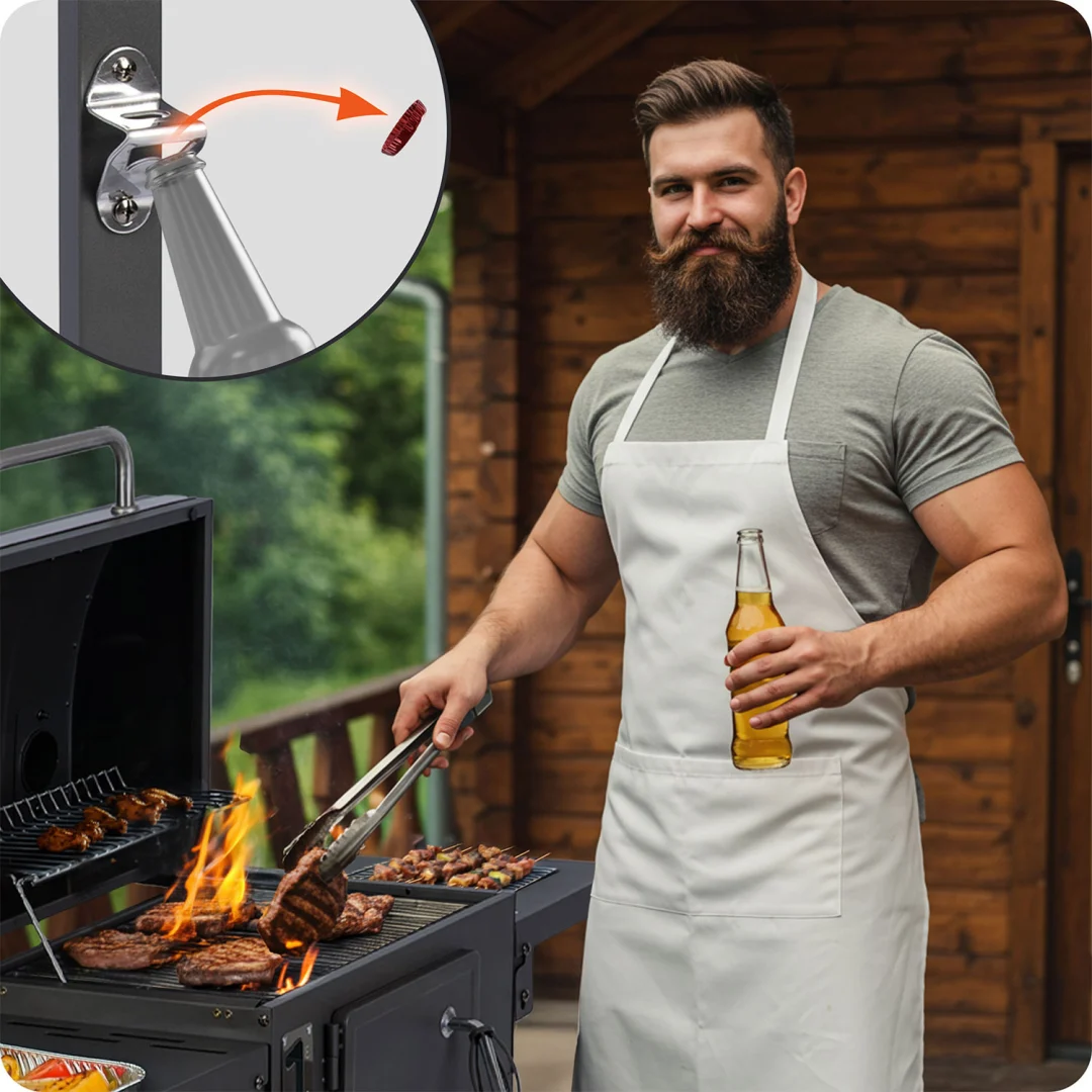 Berdsen BD-892 crni roštilj na drveni ugljen s poklopcem, model 389210_7