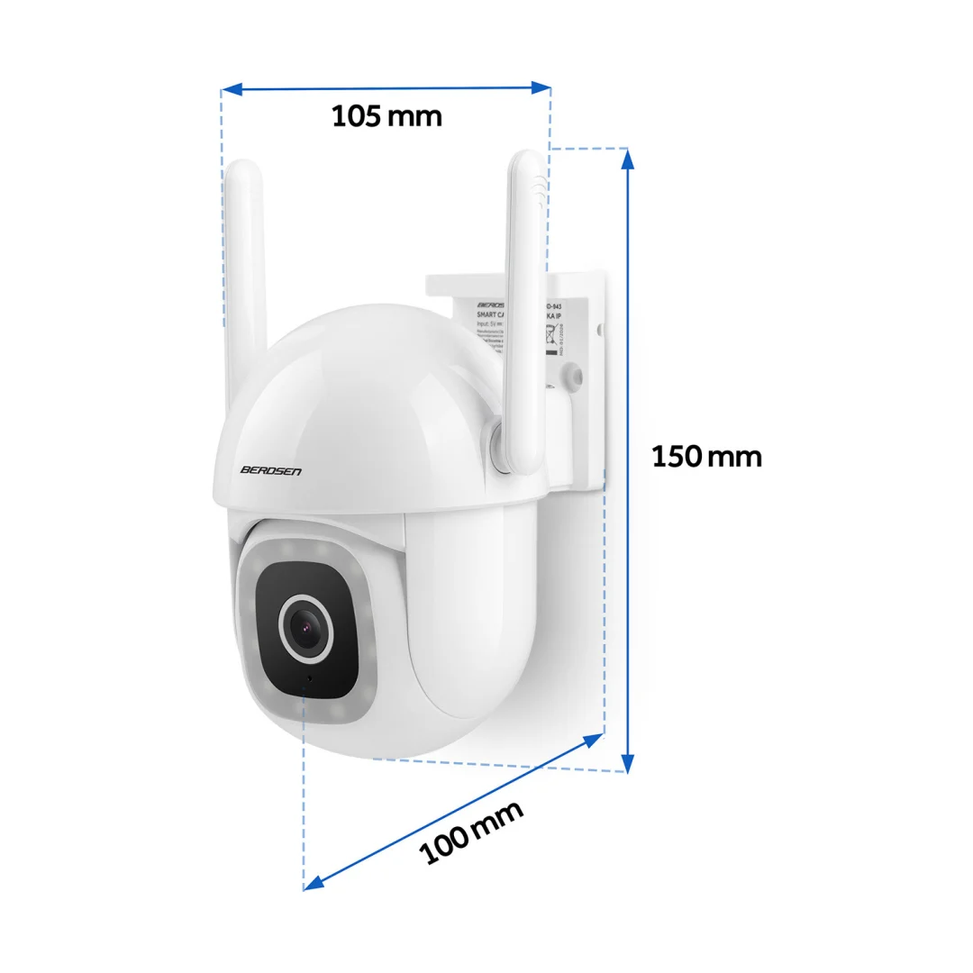 Berdsen BD-943 5MP vanjska IP rotirajuća WiFi kamera_13