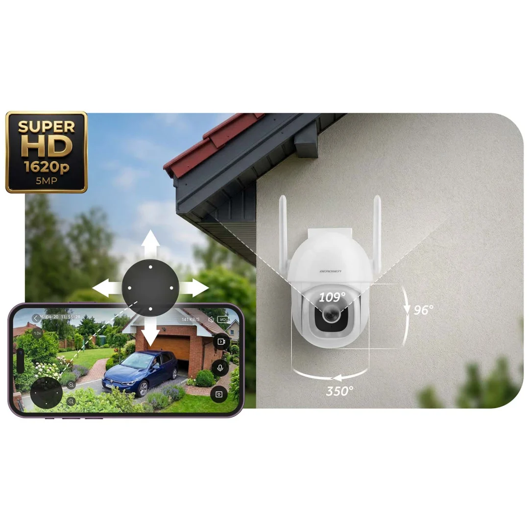 Berdsen BD-943 5MP vanjska IP rotirajuća WiFi kamera_5