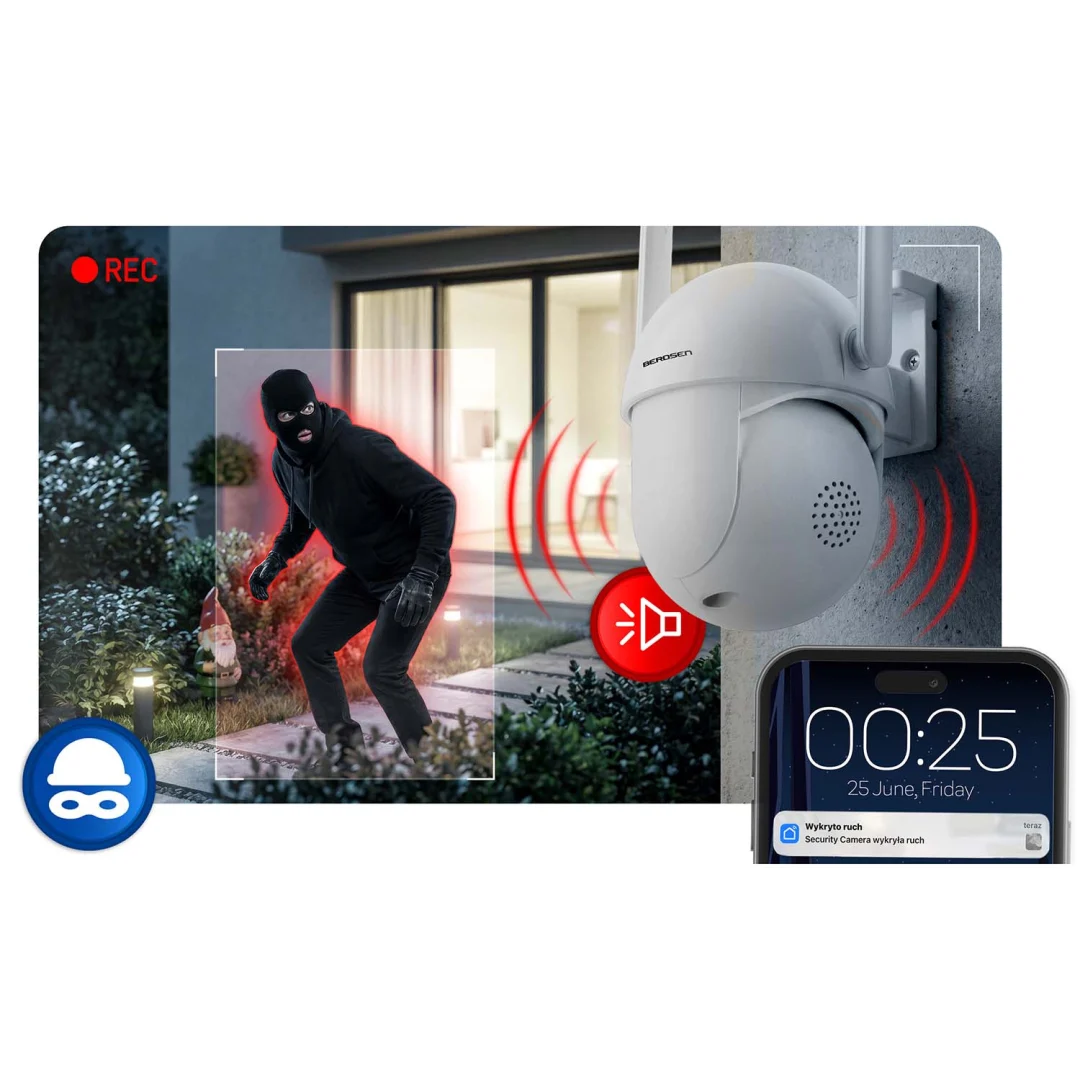 Berdsen BD-943 5MP vanjska IP rotirajuća WiFi kamera_8