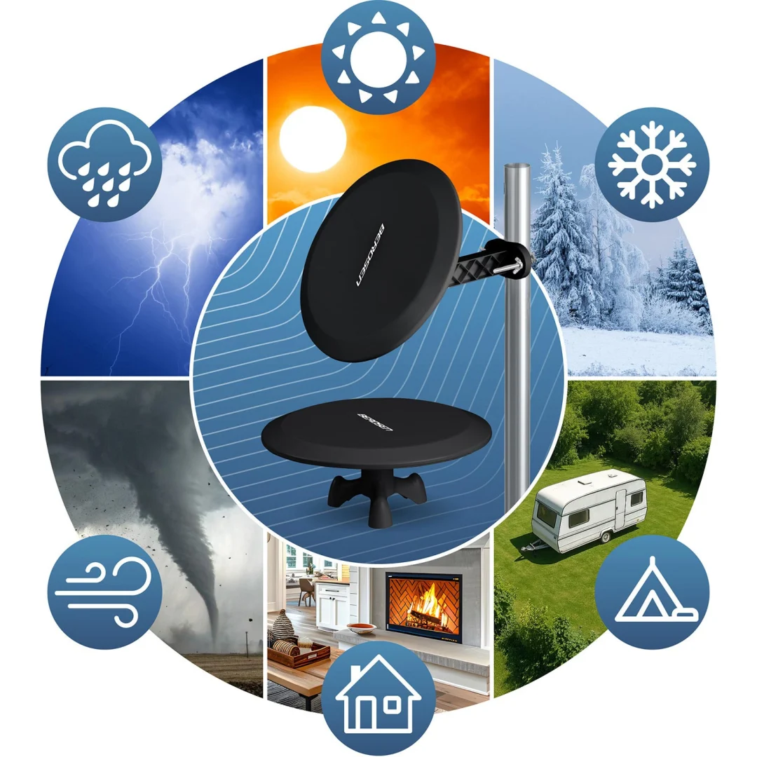 Berdsen BD-955 unutarnja/vanjska TV antena ultra HD 4K crna_14