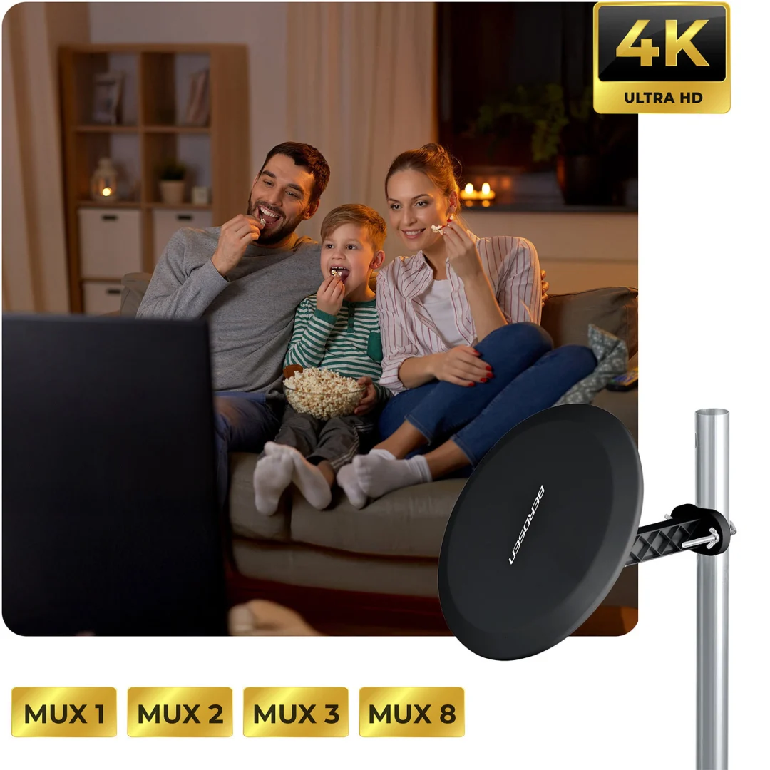 Berdsen BD-955 unutarnja/vanjska TV antena ultra HD 4K crna_8