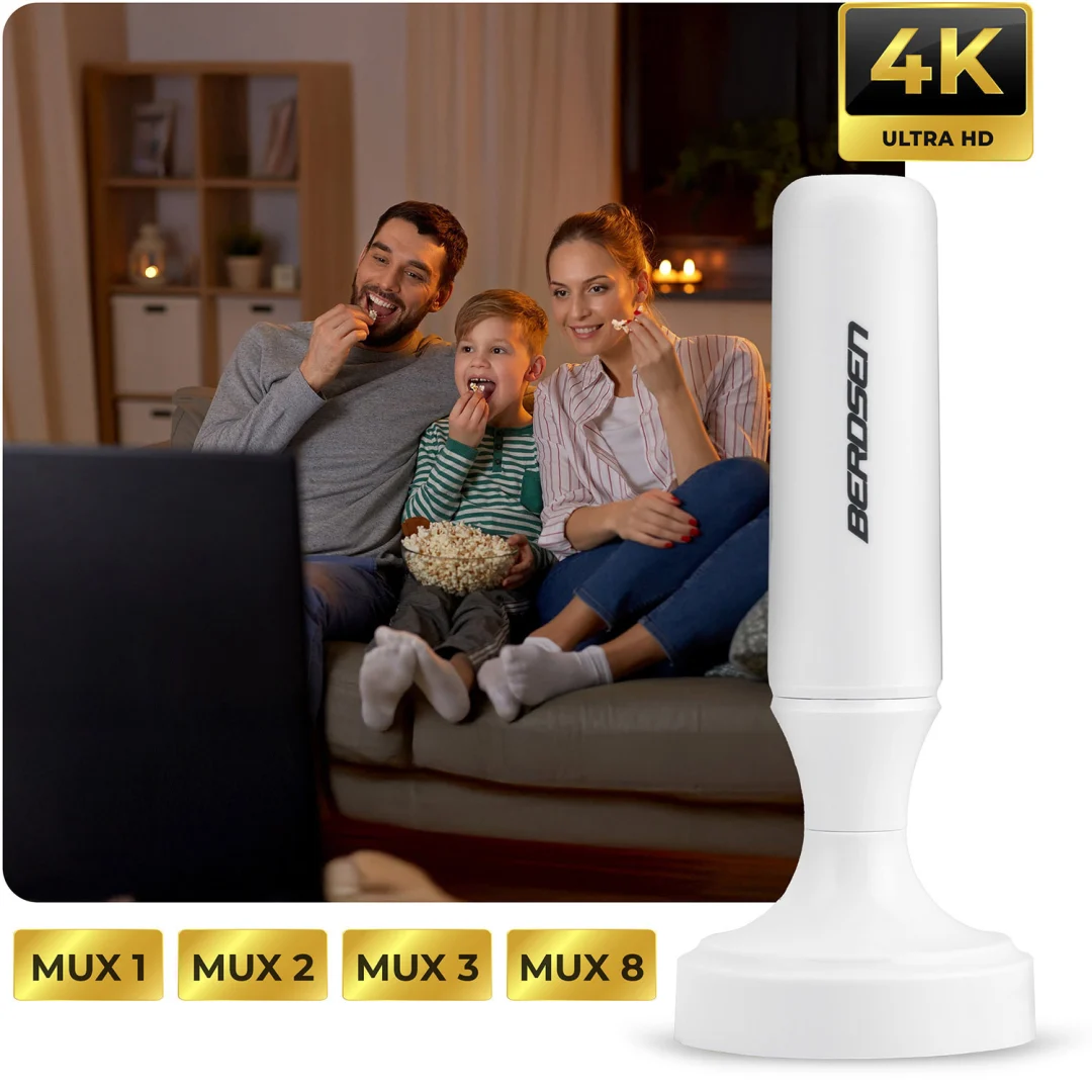 Berdsen BD-956 360° unutarnja TV antena ultra HD 4K bijela_6