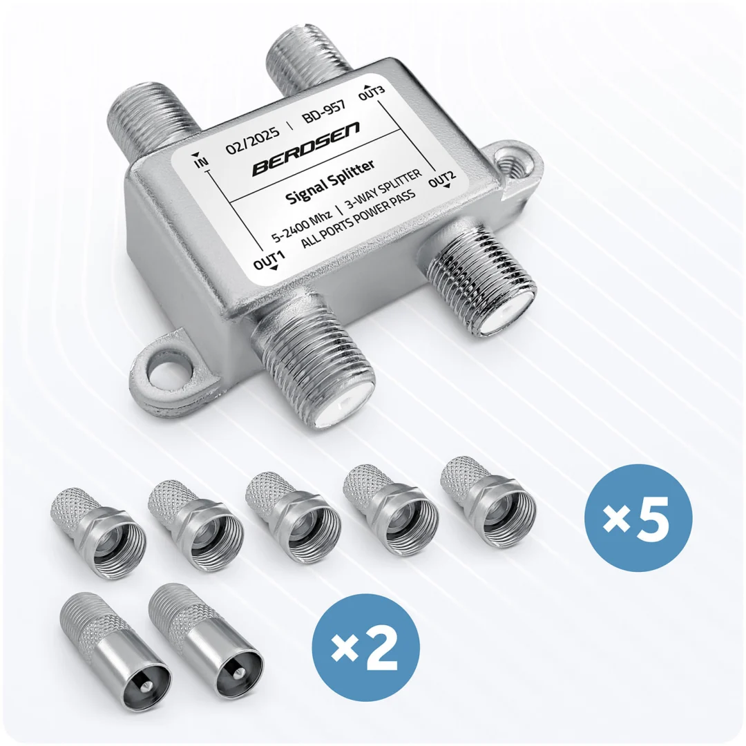Berdsen BD-957 pasivni antenski razdjelnik 3 izlaza 5–2400 MHz_4