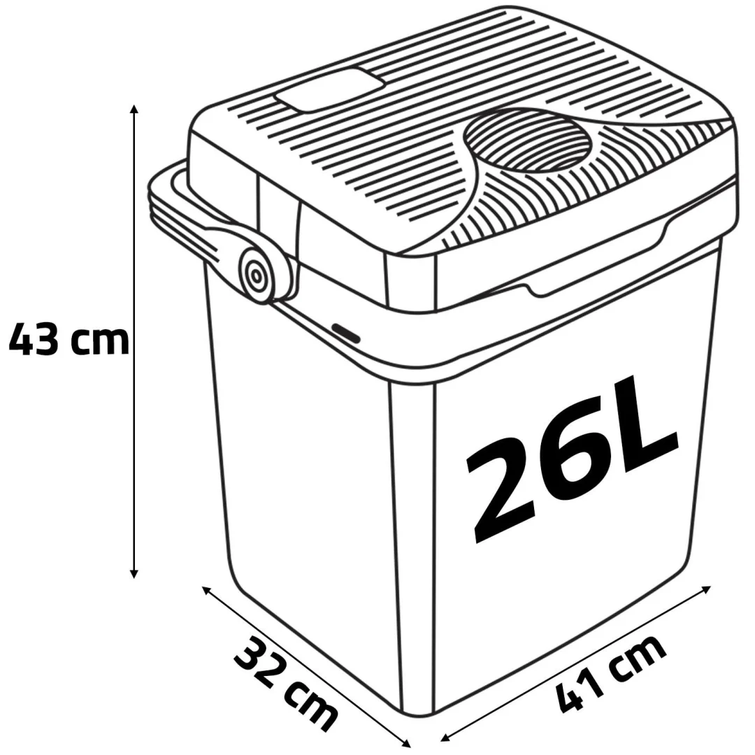 Berdsen Icemax putni hladnjak s ECO načinom rada od 26 litara_9