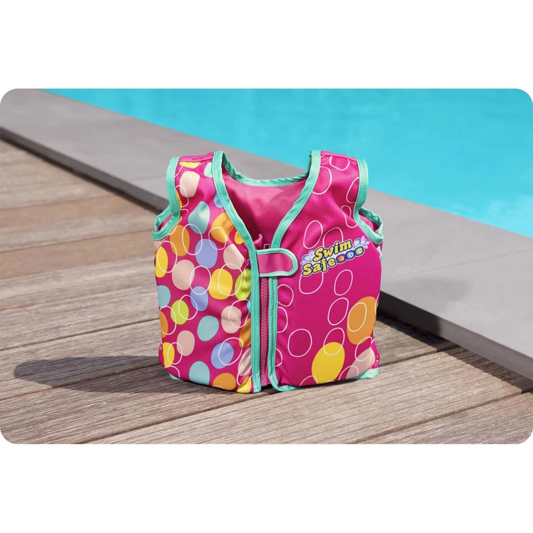 Bestway 32177 dječji prsluk za plivanje ružičasti M/L_7