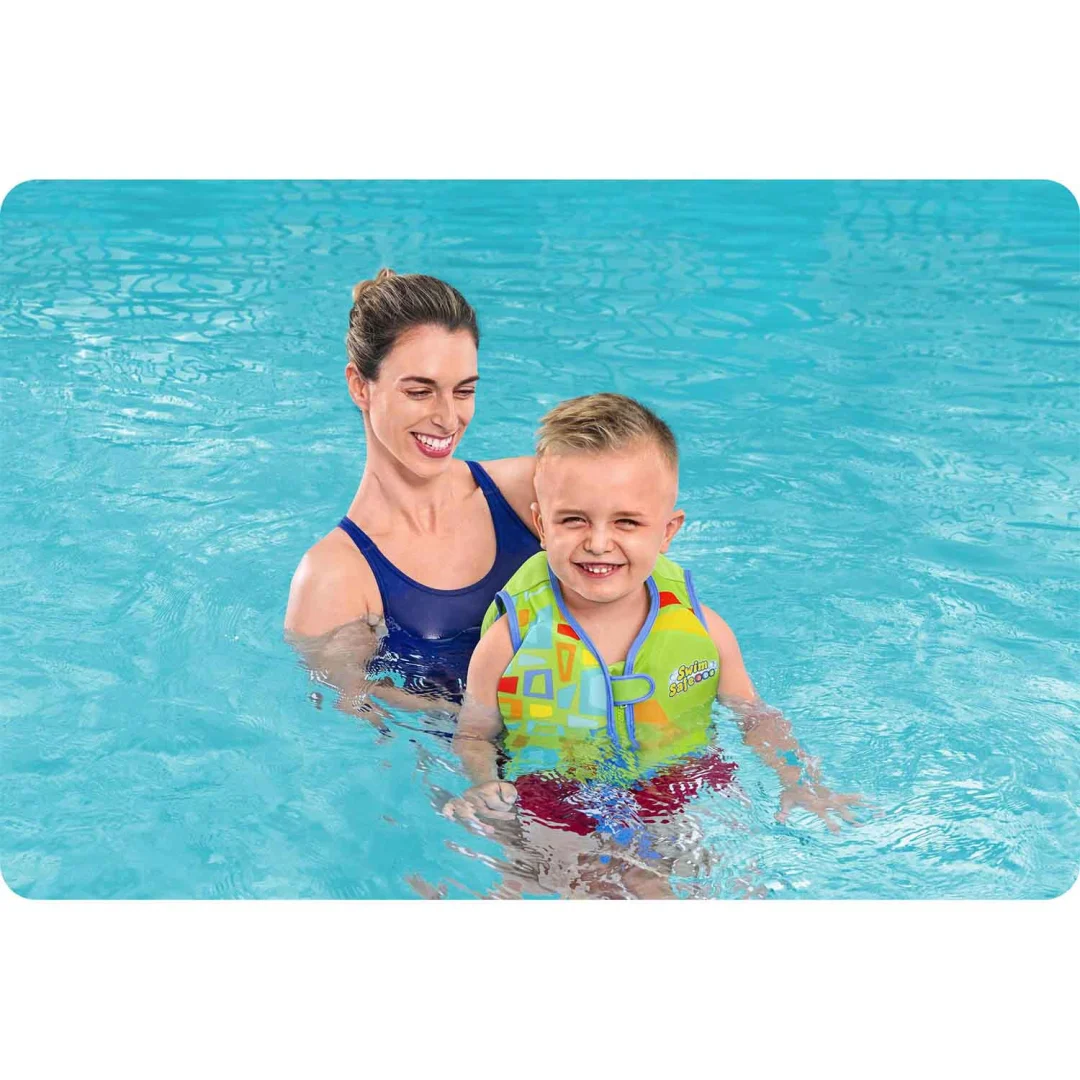 Bestway 32177 dječji prsluk za plivanje zeleni M/L_6