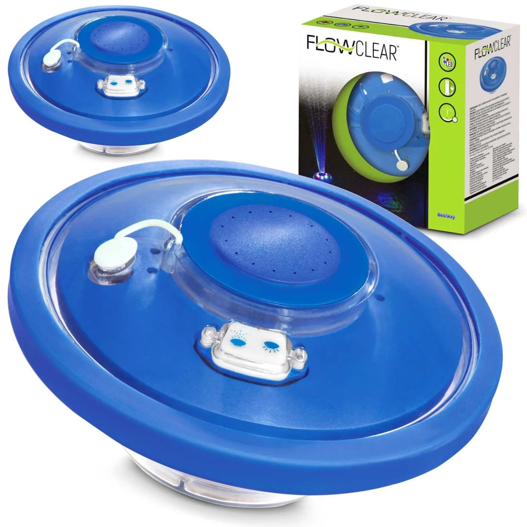 Bestway 58493 LED svjetiljka za bazen s ugrađenom fontanom, plava_1