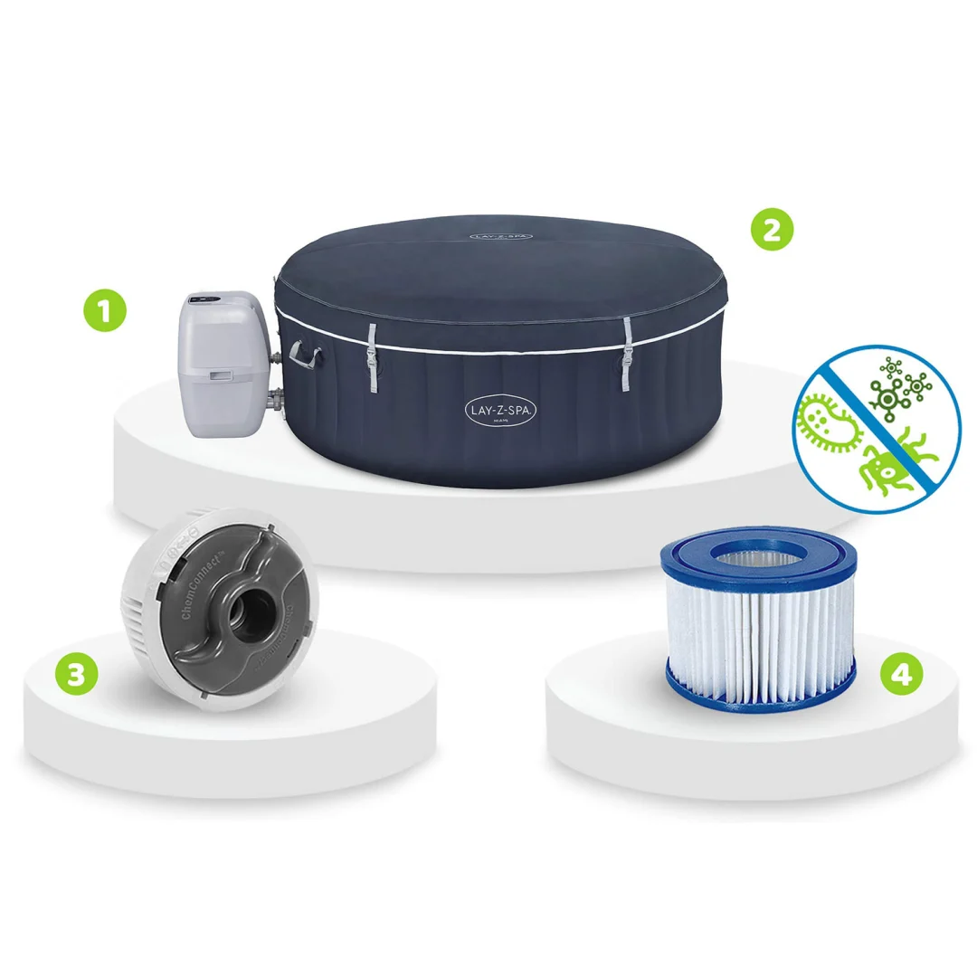 Bestway 6001C Lay-Z Miami napuhljivi SPA, plavi_12