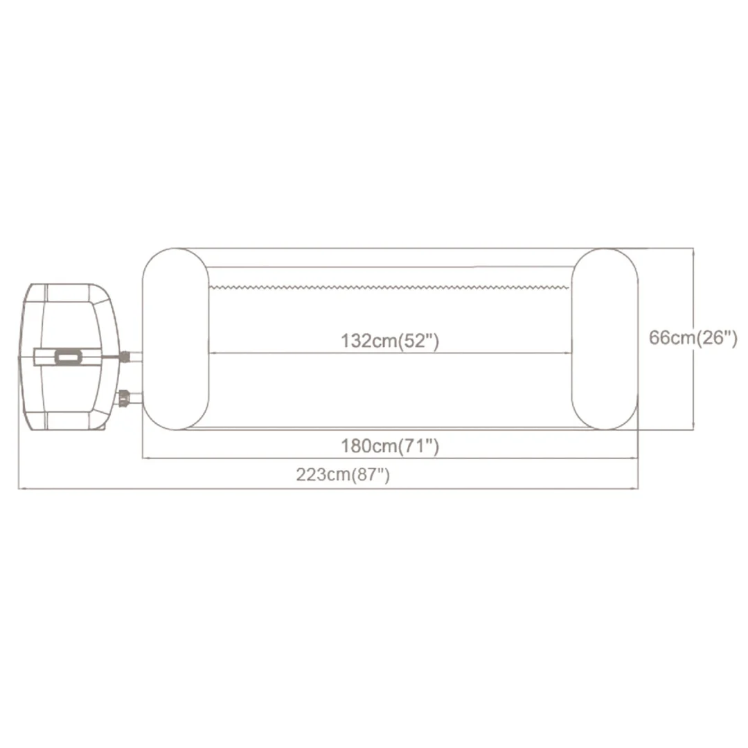Bestway 6001C Lay-Z Miami napuhljivi SPA, plavi_5