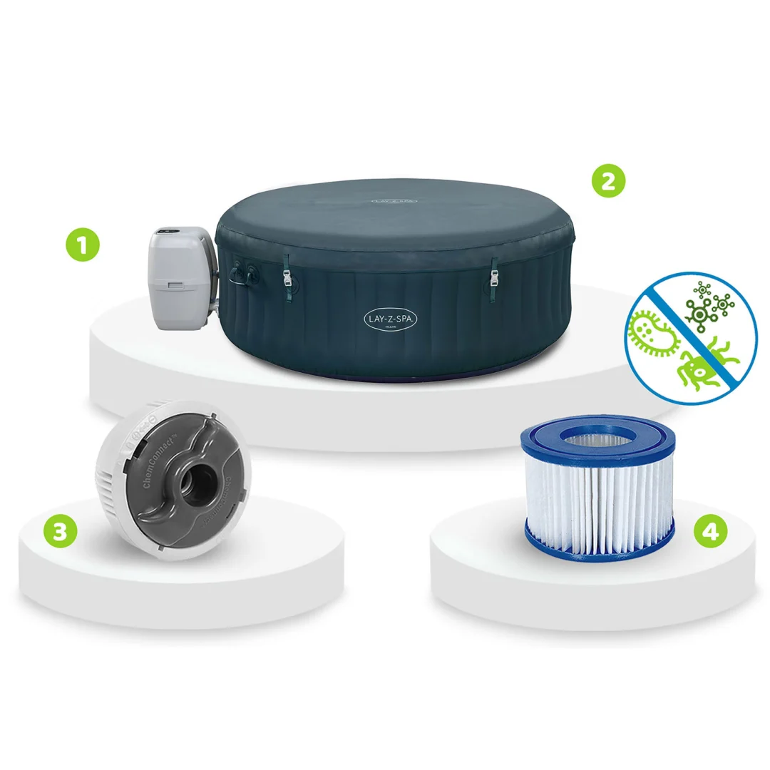 Bestway Lay-Z Miami spa za 6 osoba, zeleni_11