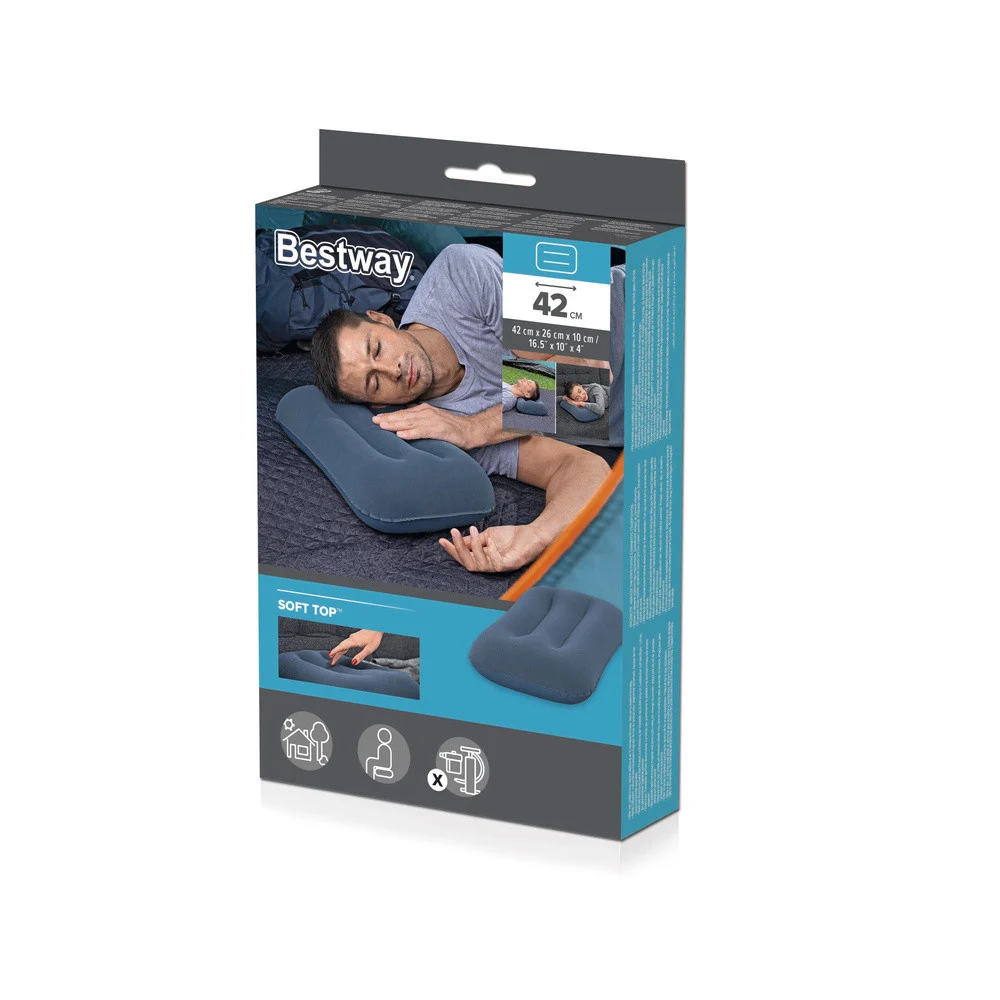 Bestway Napuhljivi jastuk od velura 67121, plava_7